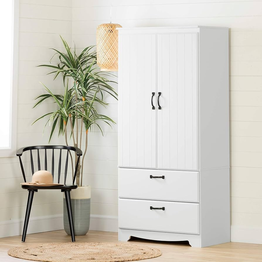 South Shore Farnel Armoire Pure White | Amazon (US)