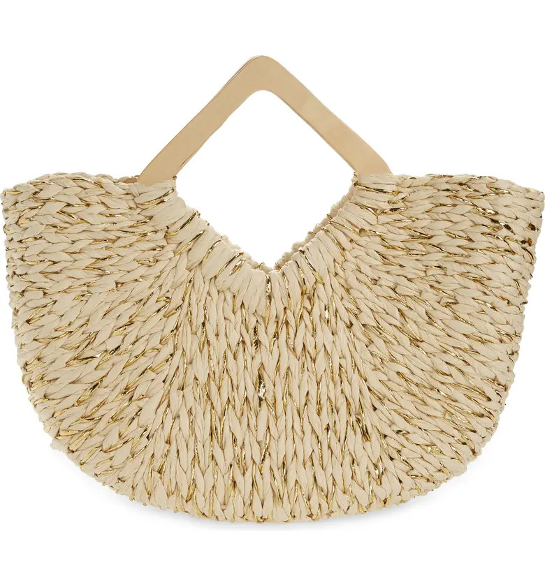 btb Los Angeles Ivy Crochet Straw Tote | Nordstrom | Nordstrom