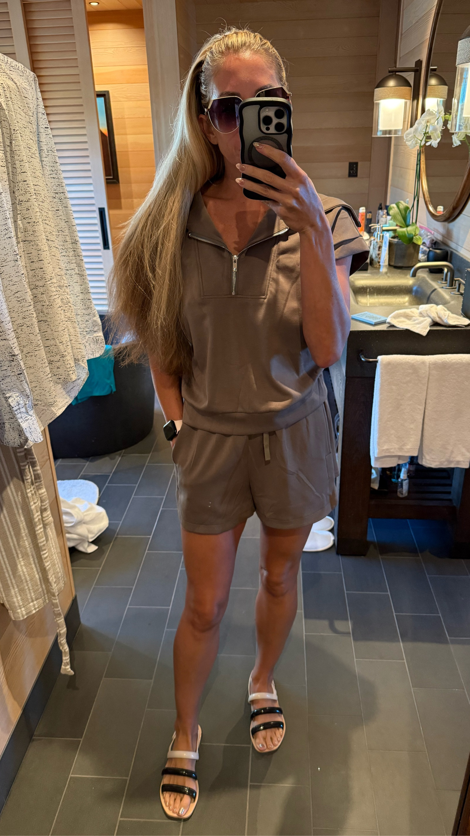 I love this 2 Piece Short Sleeve/Shorts set. It’s incredibly comfortable and perfect for a little warmth when the wind blows and makes it a little chilly on vacation!

This is one of my top sellers on Amazon - people loveeee it and so do I!

#amazonfinds
#shortset
#loungeset
