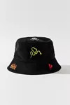 Poppy Embroidered Corduroy Bucket Hat | Urban Outfitters (US and RoW)