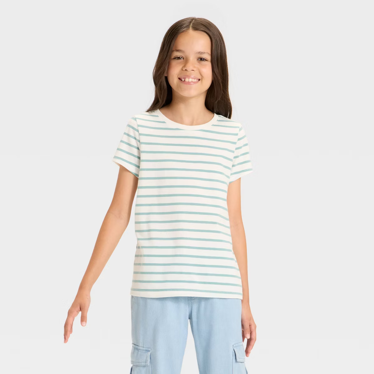 Girls' Short Sleeve Classic Fit T-Shirt - Cat & Jack™ | Target