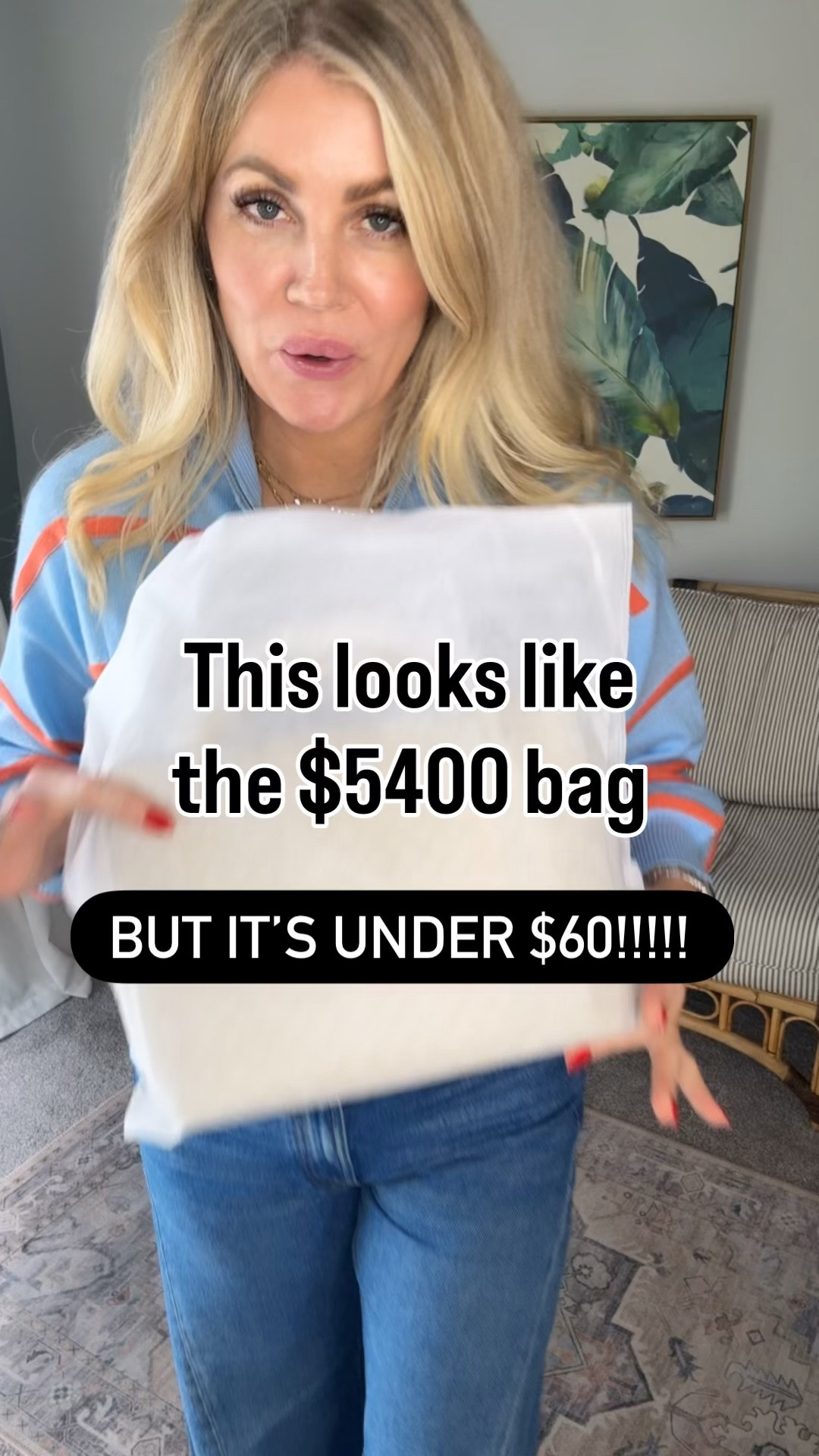 The designer bag is around $5500 and mine is UNDER $60. Like… are you kidding me?! 😂

This is exactly why I love finding the expensive LOOK without the expensive price tag.

#LTKootd #LTKOver40