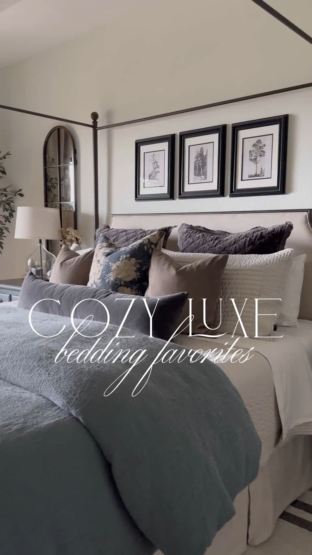 Cozy luxe bedding favorites! These fabrics are a 10/10 and feel so luxurious! Colors & details below ⤵️
 
Sheets: I own both the Vintage Washed (lived in soft and washed feel) & Signature Hemmed (classic, a little crisp but brushed feel).
Tencel Quilt: Frost Gray, King (so soft and cooling, not stiff at all!)
Bamboo Quilt: Sand (so soft with a slight sheen)
Duvet Cover: Stormy Blue, King
Insert: Ultra Plush

#LTKStyleTip #LTKFindsUnder100 #LTKHome