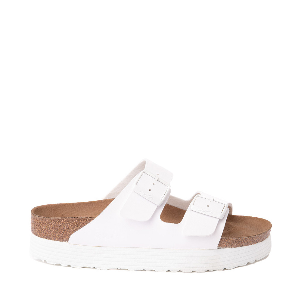 Womens Birkenstock Arizona Platform Sandal - White | Journeys