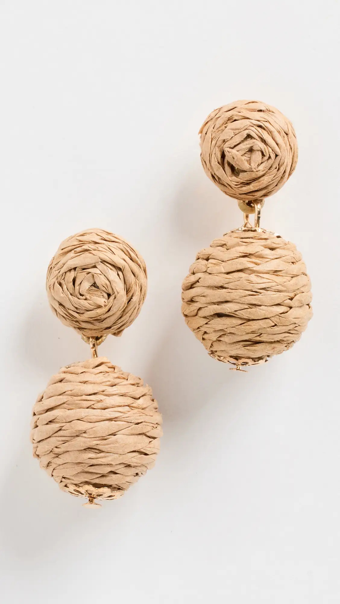 SHASHI Raffia Drop Earrings | Shopbop | Shopbop