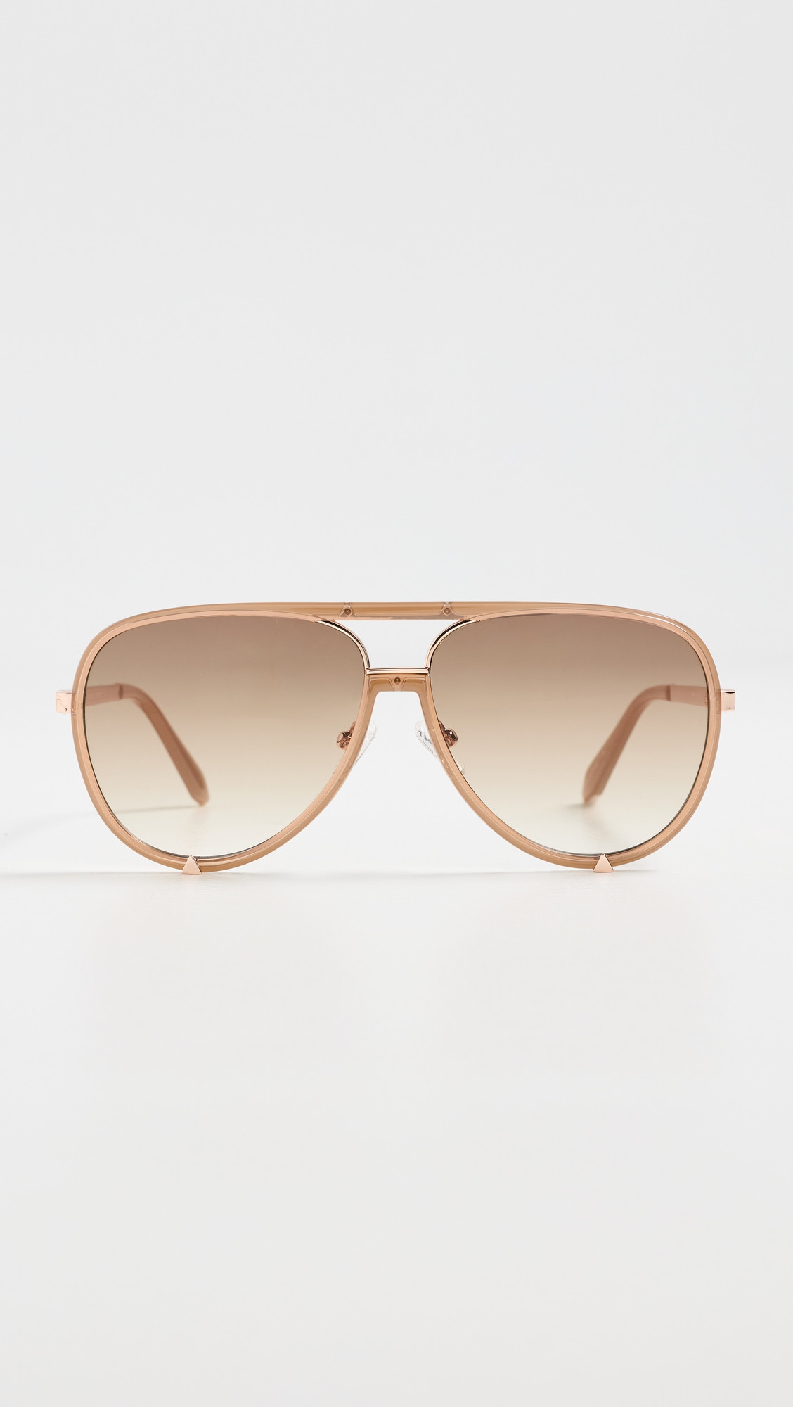 Quay High Profile Sunglasses Camel/Sepia One Size | Shopbop