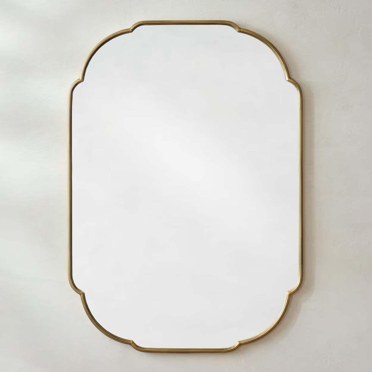 Antique Brass Luna Mirror | Magnolia