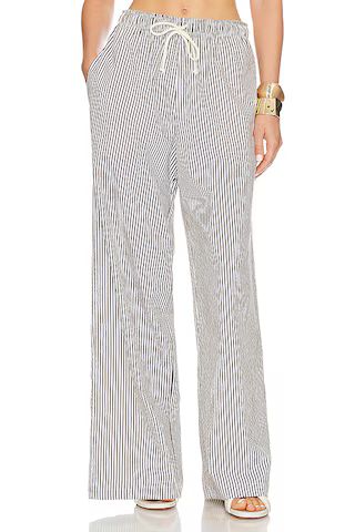 DONNI. Tie Pant in Rosemary Stripe from Revolve.com | Revolve Clothing (Global)