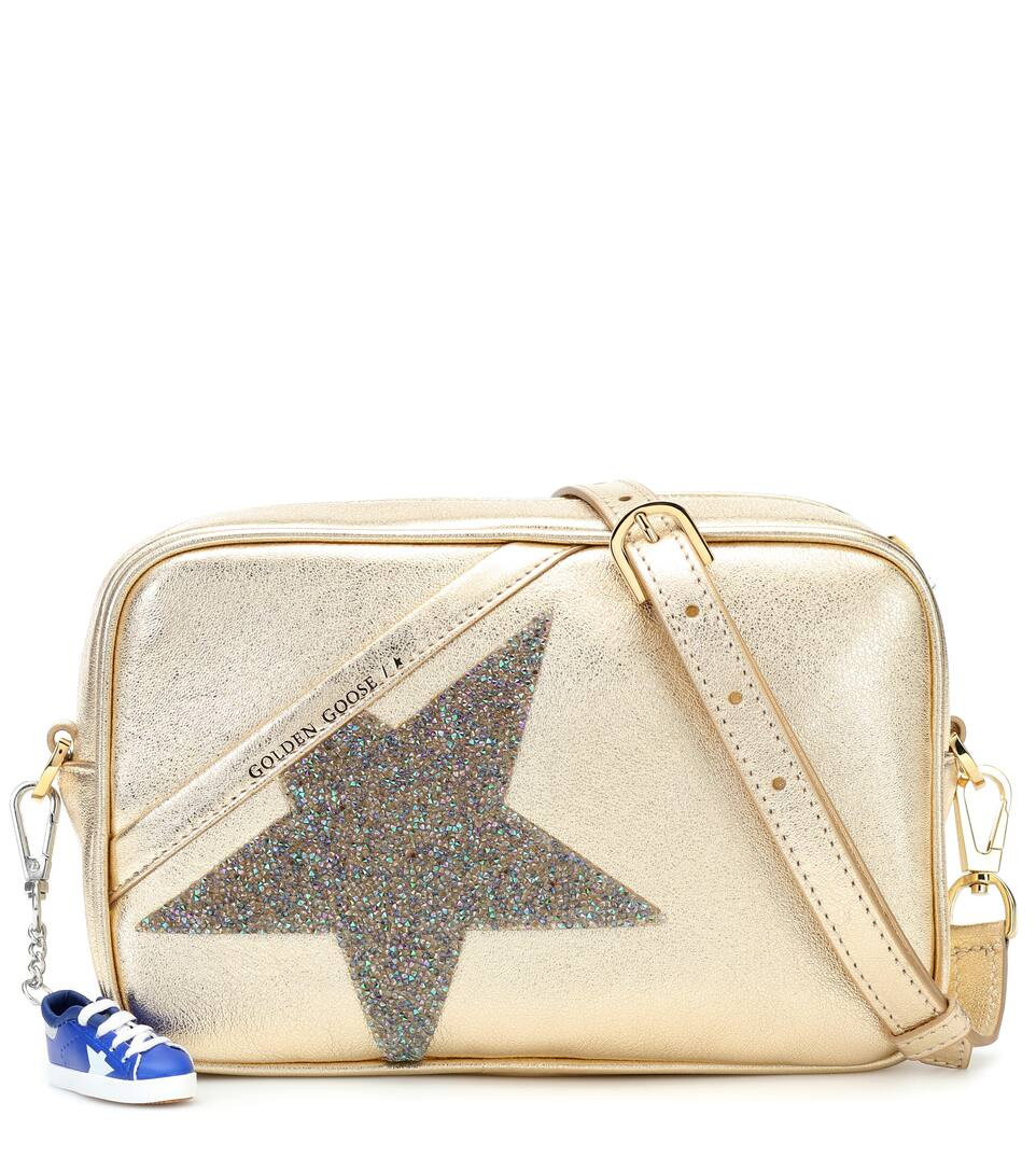 Star metallic leather shoulder bag | Mytheresa (INTL)