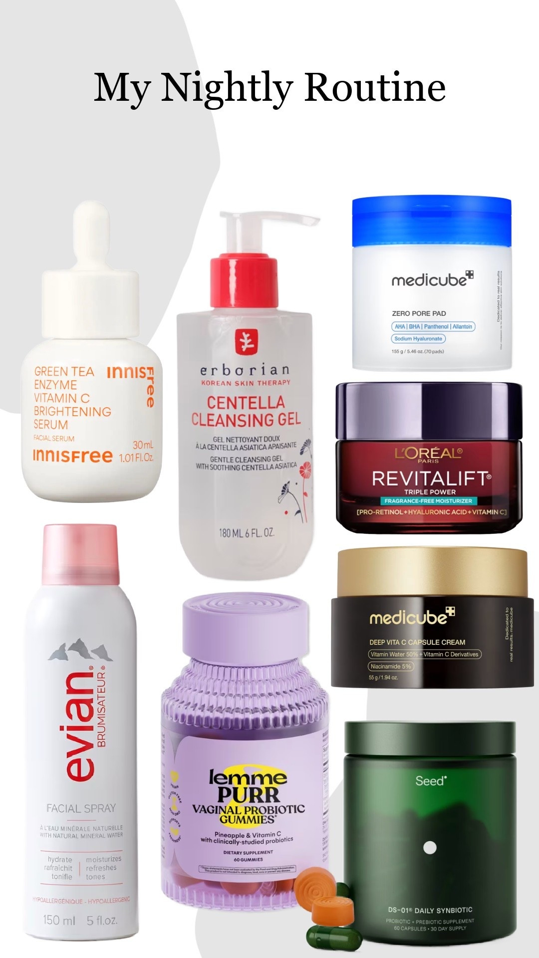 My nightly skincare 

#LTKMidsize #LTKTravel #LTKselfcare