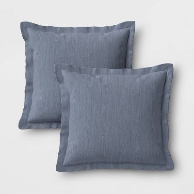 2pk Outdoor Throw Pillows DuraSeason Fabric™ - Threshold™ | Target