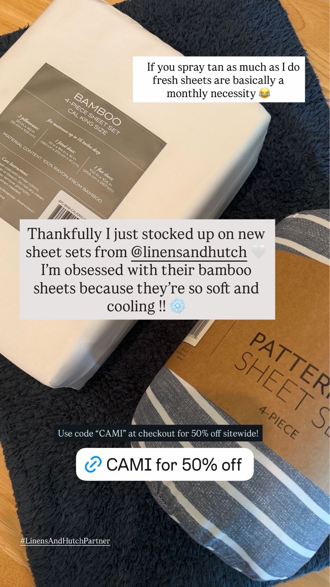 New bamboo sheet set from linens & hutch! You can use my code: CAMI for 50% off your purchase sitewide on all bedroom and bathroom decor!

#LTKSaleAlert #LTKHome