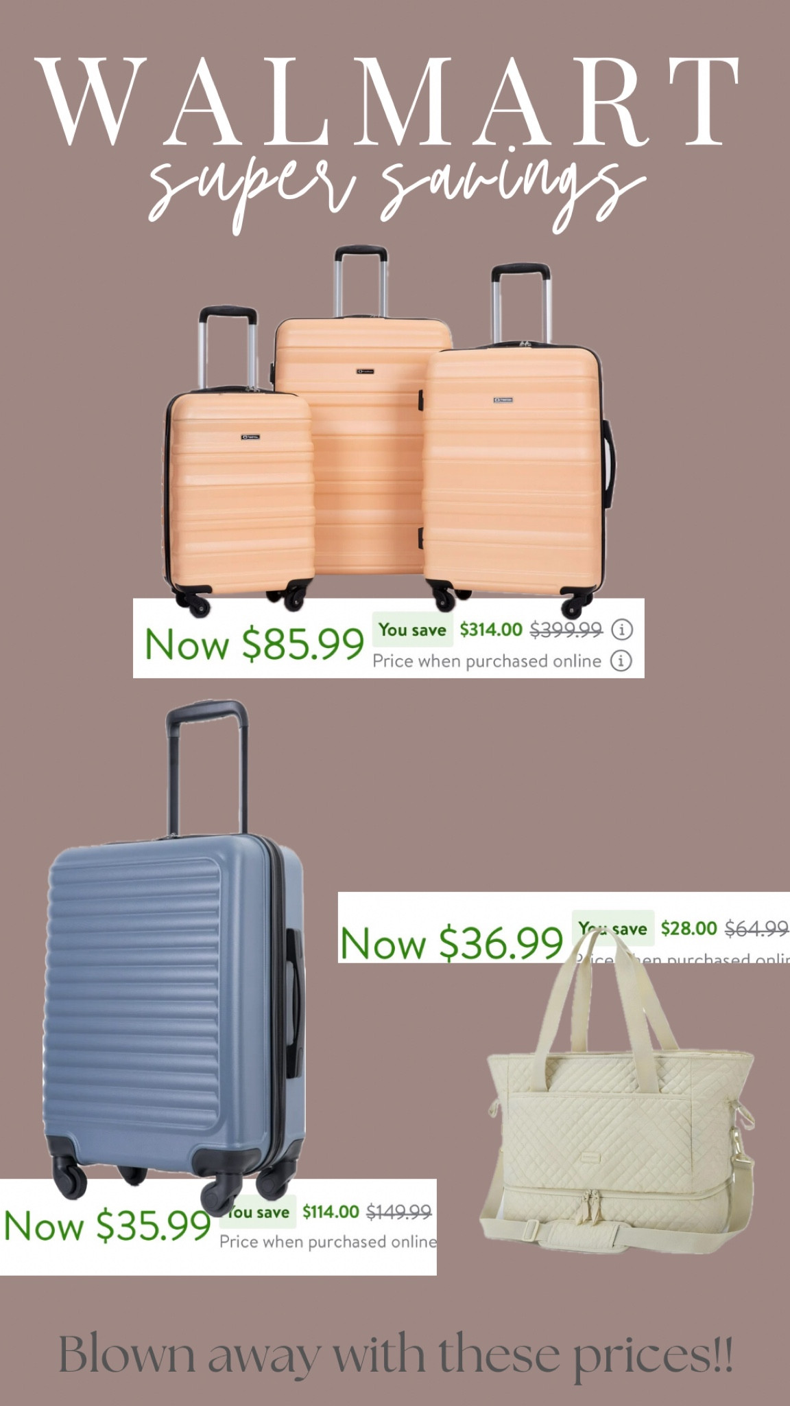 Luggage for amazing prices!!!

#LTKSummerSales #LTKTravel #LTKxNSale