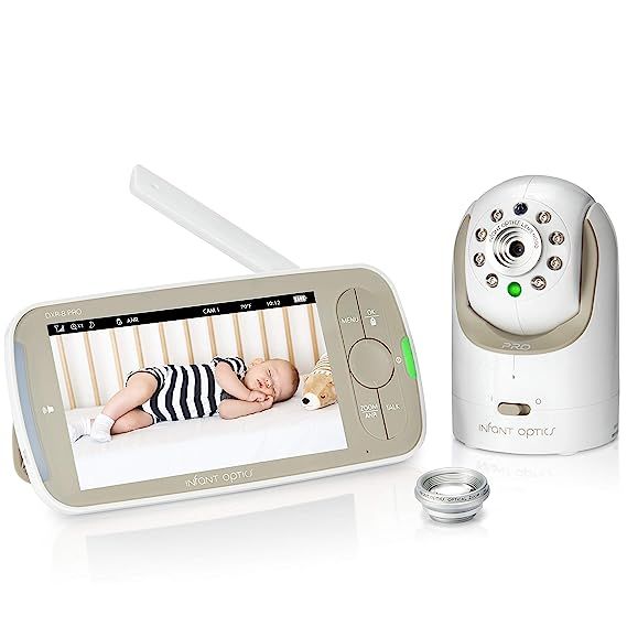 Infant Optics DXR-8 PRO Baby Monitor 720P 5" HD Display with A.N.R. (Active Noise Reduction), Whi... | Amazon (US)