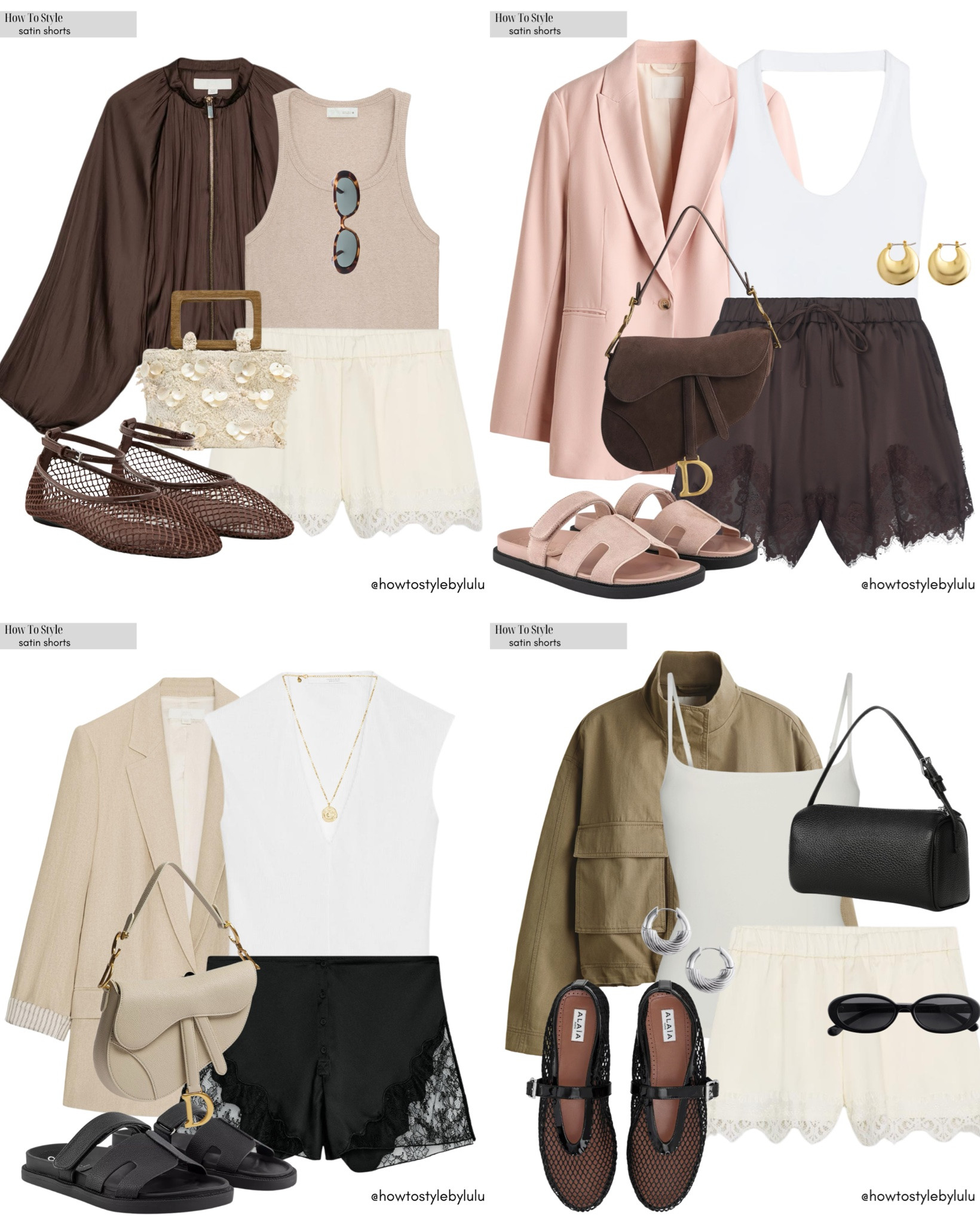 5 ways to style satin shorts for Spring🌸🫶🏼✨

#LTKeurope