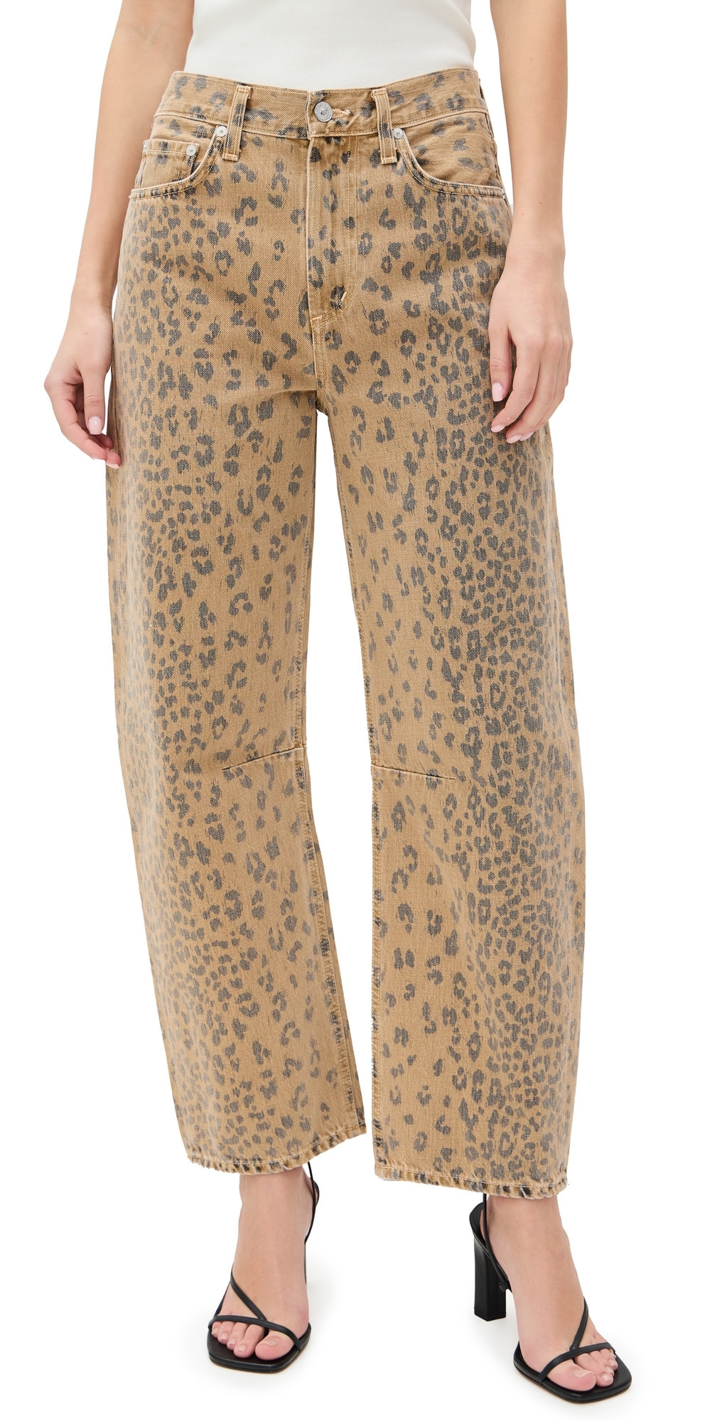 Citizens of Humanity Miro Relaxed Jeans Natural Cheetah 27 | Shopbop