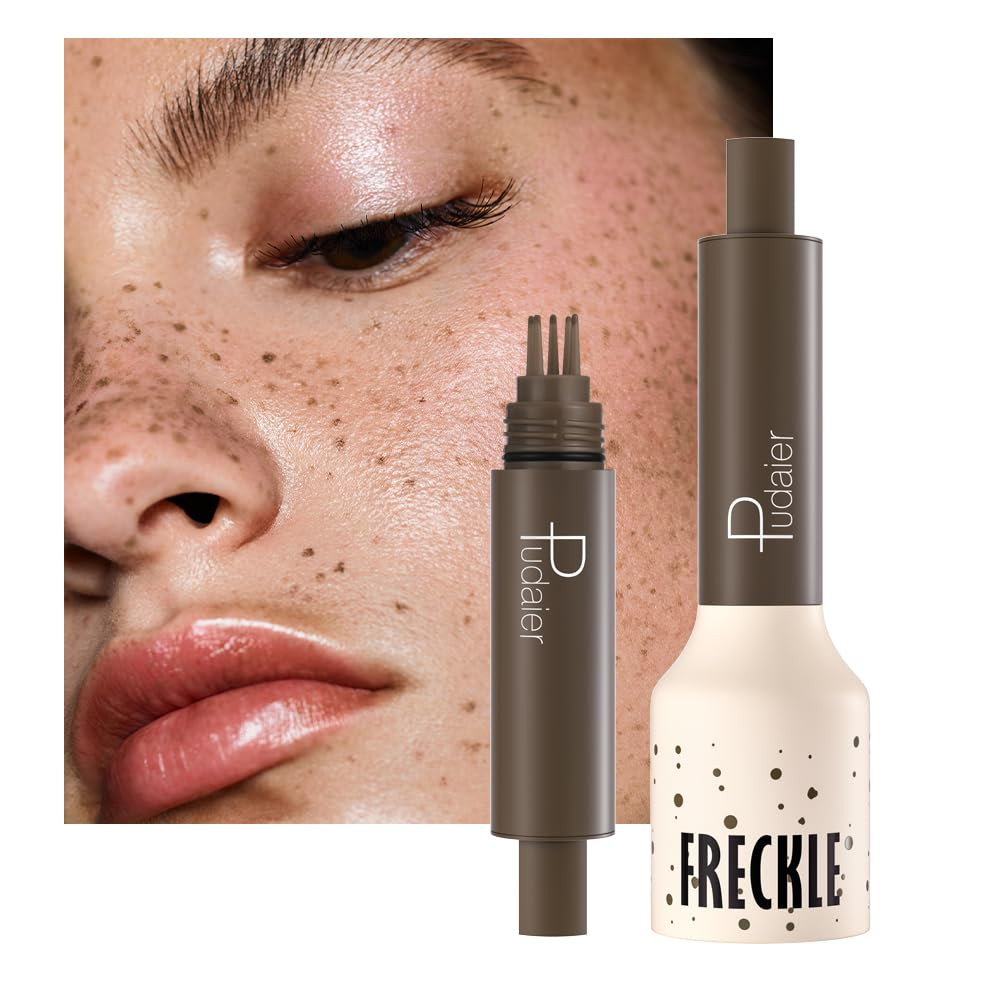 Bolígrafo de sello de pecas falsas mejorado, herramienta de maquillaje de pecas falsas impermeab... | Amazon (US)