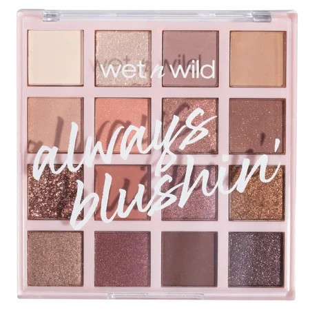 Wet n Wild 16 Pan Eyeshadow Makeup Palette - Always Blushing | Walmart (US)
