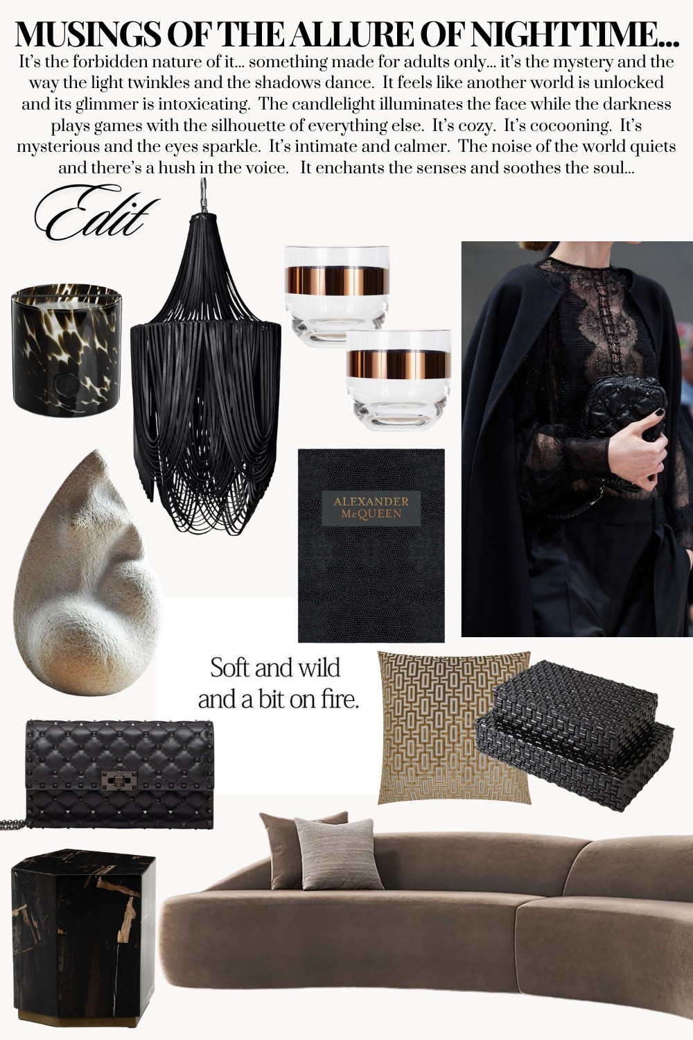 Musings on the allure of nighttime.

#LTKHome #LTKSeasonal #LTKStyleTip