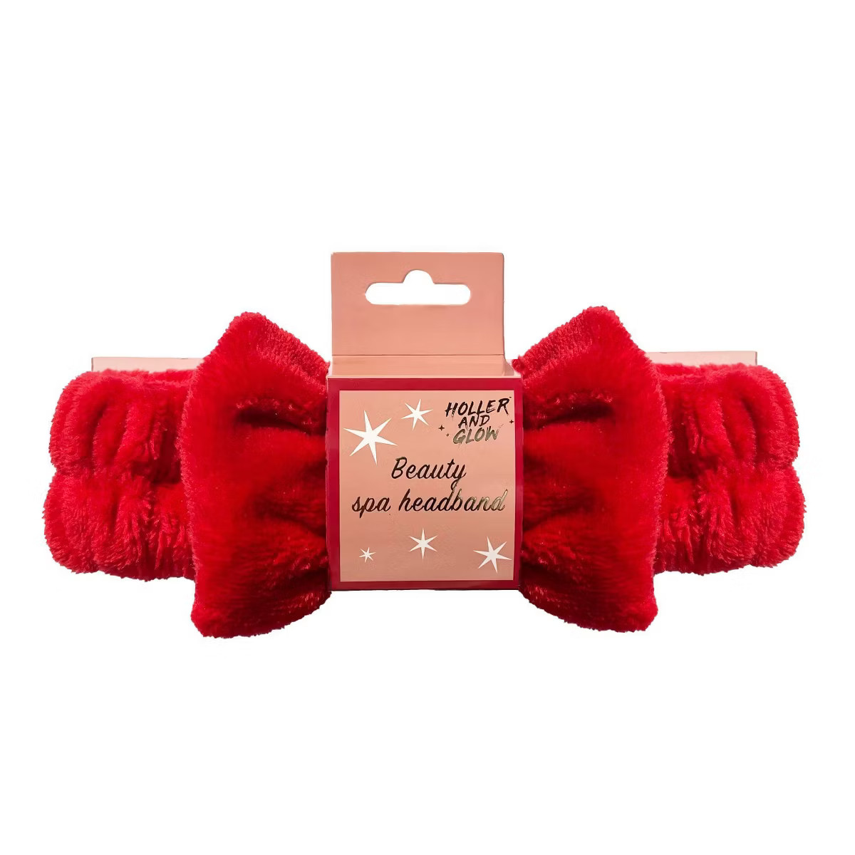 Holler and Glow Spa Headband - Red | Target