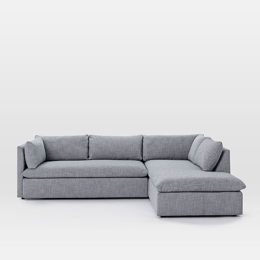 Shelter 2-Piece Terminal Chaise Sectional | West Elm (US)
