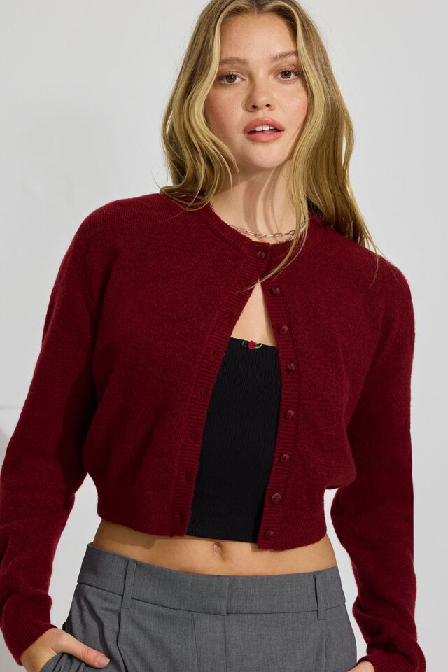 Spongy Button Up Cardigan | Garage Clothing
