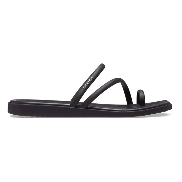 Women's Crocs Miami Toe Loop Sandals 11 Black | Scheels