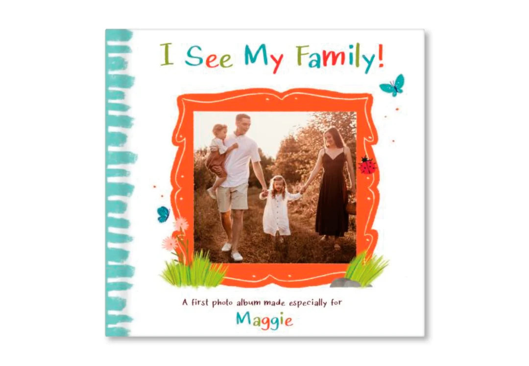 Newborn Baby Gift Gift for Baby Baby's First Birthday Baby's 1st Photo Album I See My Family Pers... | Etsy (US)