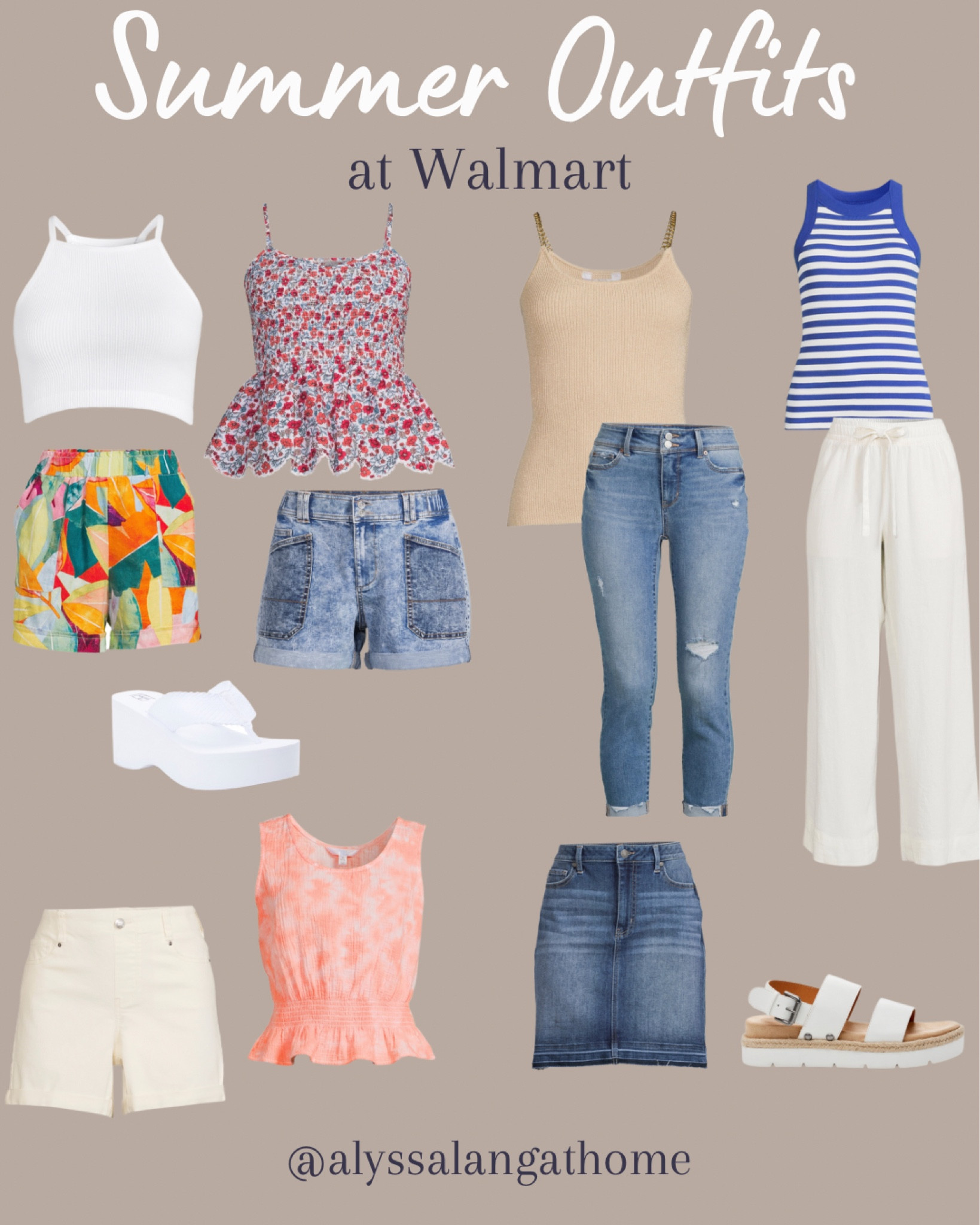 Walmart summer outfits.  Summer outfits 2023.  Summer tops.  Walmart fashion.  Shorts outfit.

#LTKunder50 #LTKFind