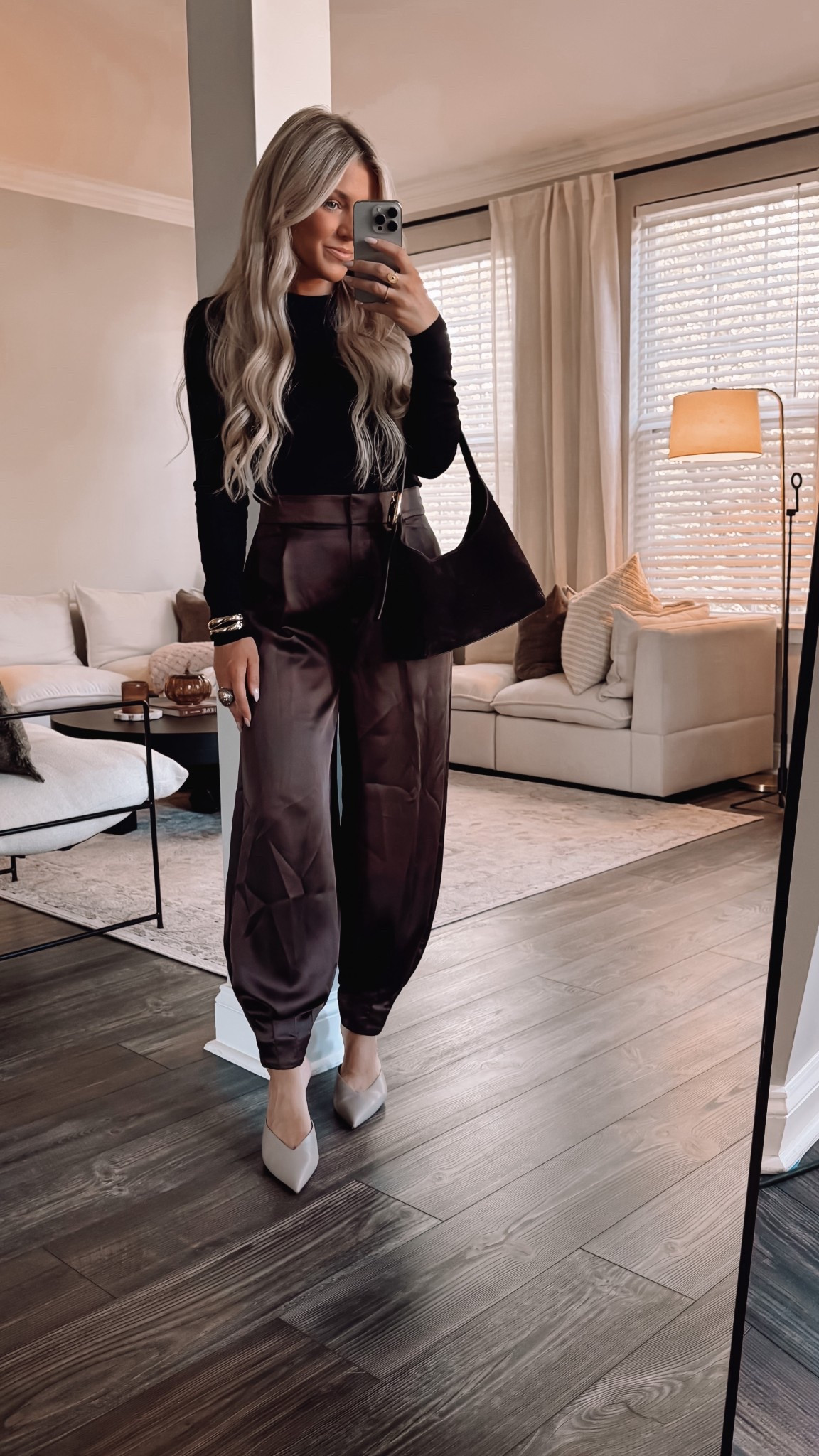 These silk balloon style pants are so good!! Wearing a medium

#LTKFindsUnder100 #LTKStyleTip #LTKSeasonal