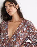 Wrap Midi Dress in Woodland Floral | Madewell