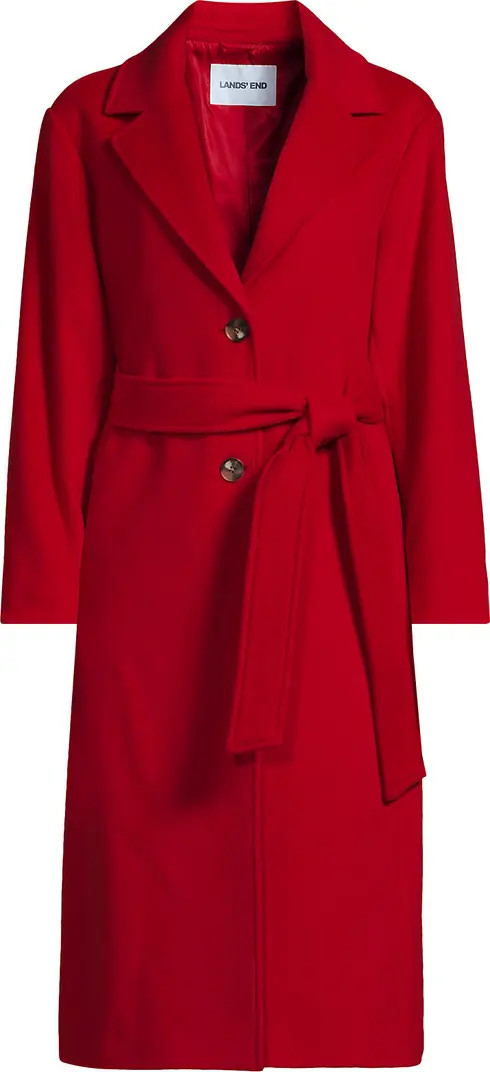 Wool Wrap Long Coat | Nordstrom