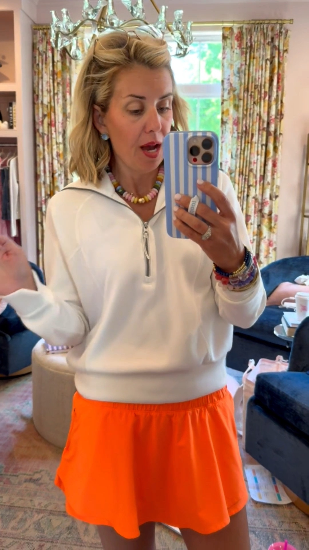 Calling all Sports Moms!! Rounding up lots of gear and outfits that I continue to reach for year after year! 
1/2 zip - xs 
Skirt - small
*Use my code Catherine20 on A+B
*Use my code Mixandmatchmadness on Loopy
*Use my code MIXANDMATCH for 25% off at Erin McDermott 



#LTKdayinmylife #LTKmomlife #LTKootd