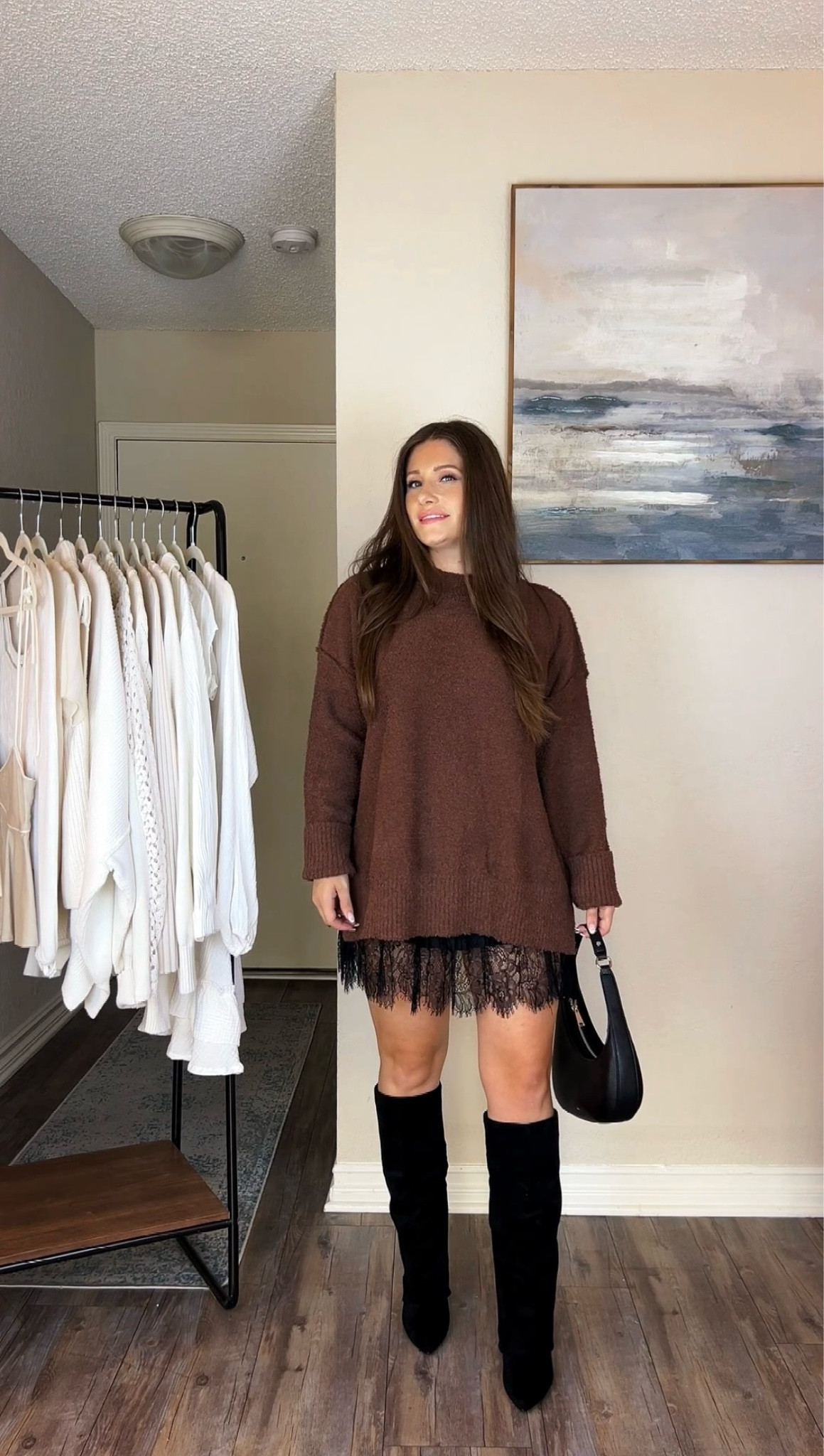 Oversized Sweater + Slip Skirt 

#LTKFindsUnder100 #LTKSeasonal #LTKStyleTip