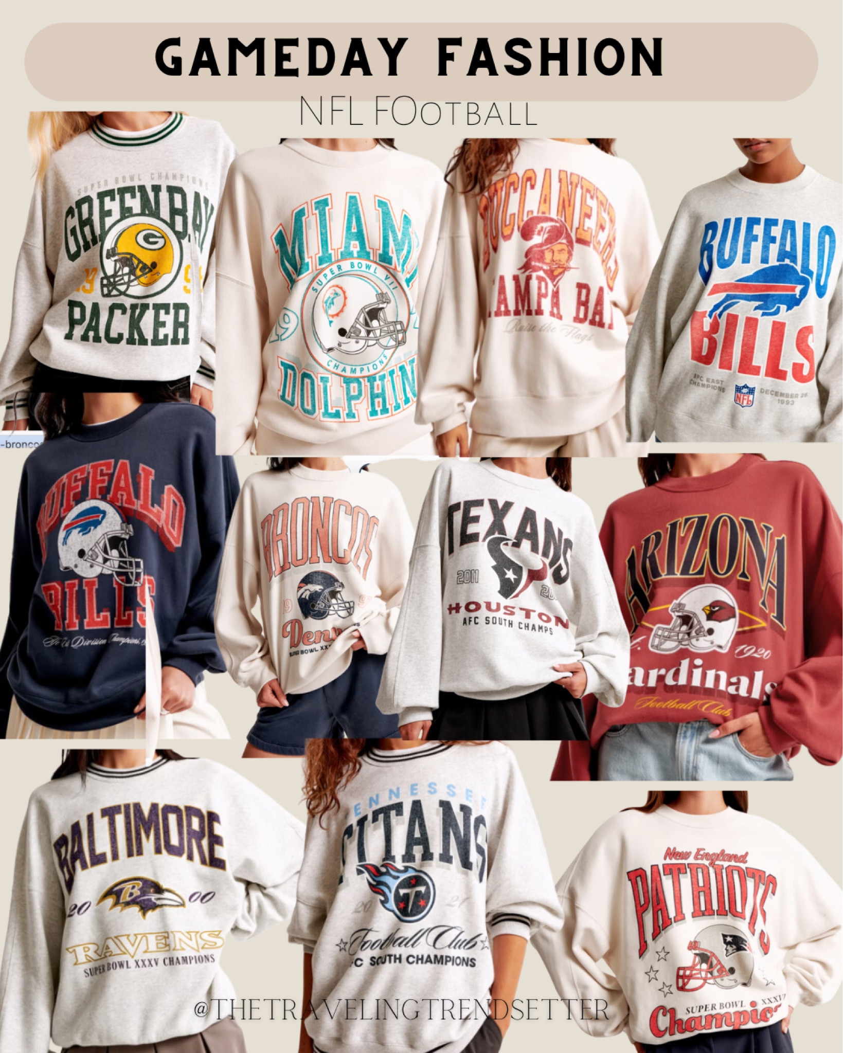 Game day fashion NFL Abercrombie fall sale crewneck sweaters sweatshirt 

#LTKSeasonal #LTKFallSale #LTKStyleTip