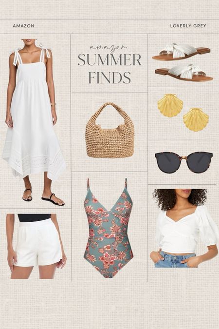 Amazon summer finds. This white midi dress and floral one piece are perfect for a beach vacation. Loverly Grey, Amazon

#LTKSeasonal #LTKBeauty #LTKStyleTip