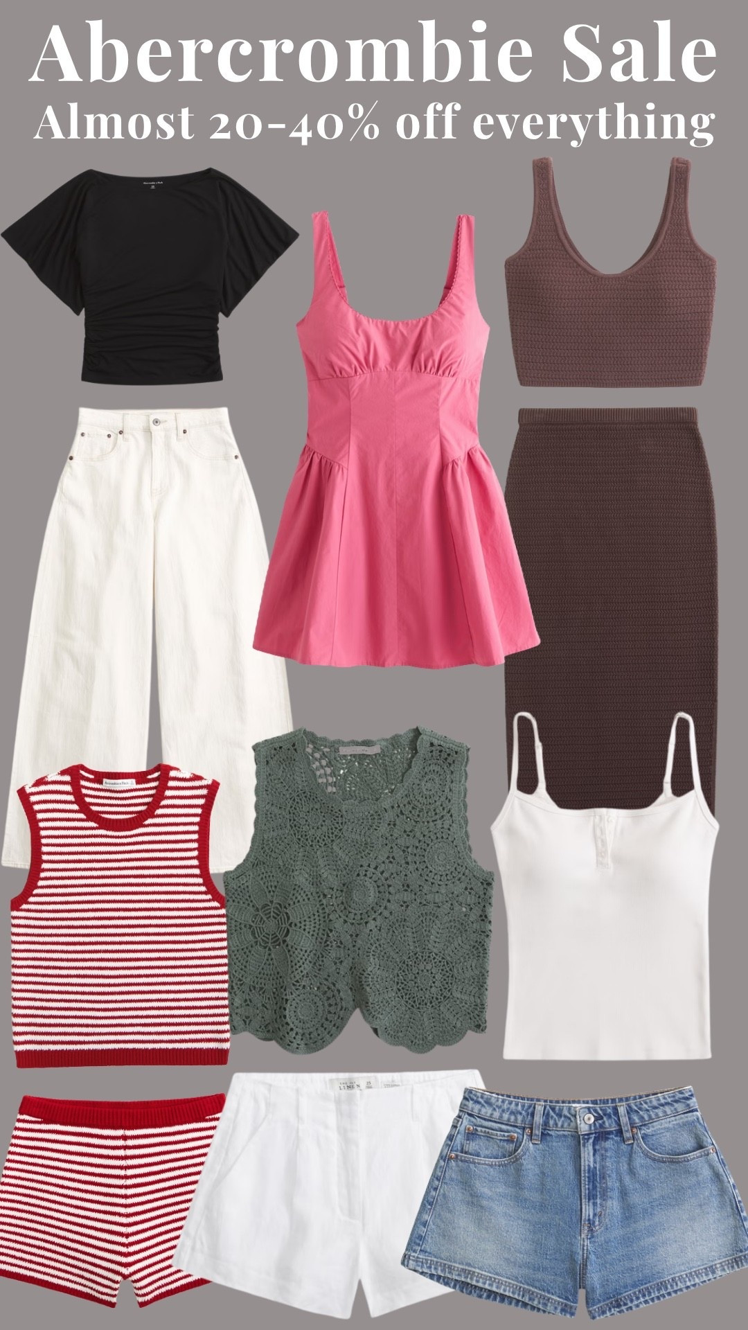 Abercrombie sale✨
20-40% off everything!! 💕

With stackable code! AFKATHLEEN for extra savings. 

@abercrombie

#LTKSaleAlert #LTKootd #LTKSeasonal