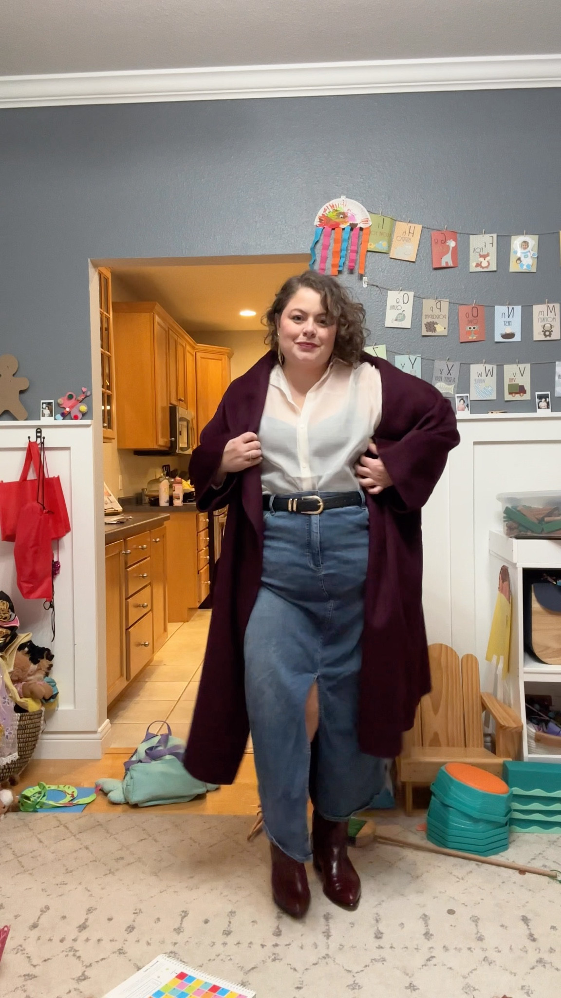 Shirt XXL
Skirt M
Jacket M 

bust 44  //  waist 42  //  hips 55  //  5’6” 

#LTKSaleAlert #LTKPlusSize #LTKHoliday