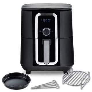 ARIA 7 Qt. Ceramic Family-Size Air Fryer with Accessories and Full Color Recipe Book-FCH-881 - Th... | The Home Depot