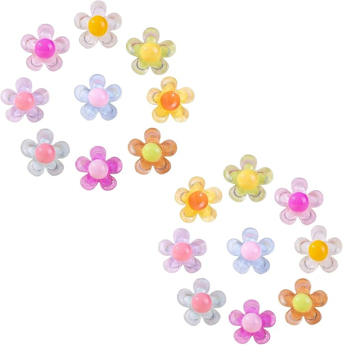 Decwenme Flower Shoe Charms for Girls Women Kids party Favor Gifts | Amazon (US)