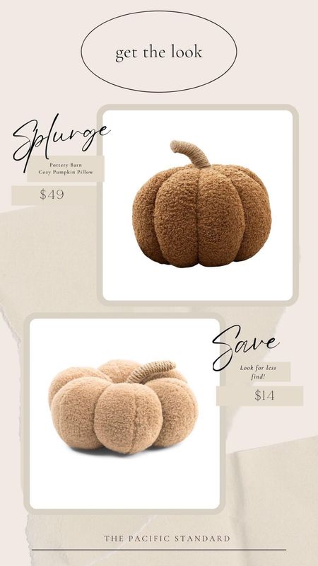 Daily Find #398 | Pottery Barn Cozy Pumpkin Pillow (Tabacco) #lookforless



Good morning @everyone! I stumbled upon this sherpa pumpkin pillow and thought it was a great dupe for the popular PB version. The affordable find is 10" in diameter so its very close in size!

Pumpkin pillow, fall pillows, affordable fall pillows, fall decor 

#LTKFind #LTKSeasonal #LTKhome