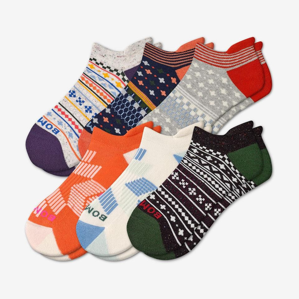 Women's Holiday Ankle Sock 6-Pack | Bombas