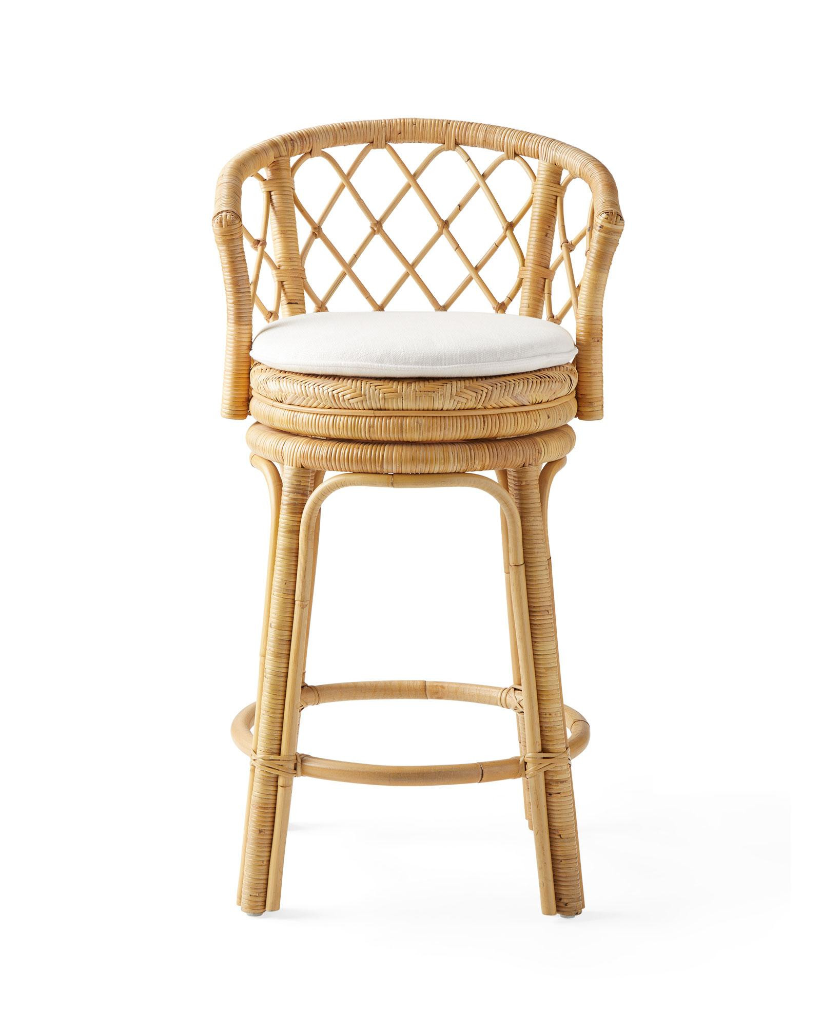 Cushion for Avalon Rattan Swivel Bar & Counter Stool | Serena and Lily