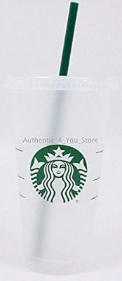 Starbucks Siren Logo Reusable Plastic Cold Cup, 24 fl oz | Amazon (US)