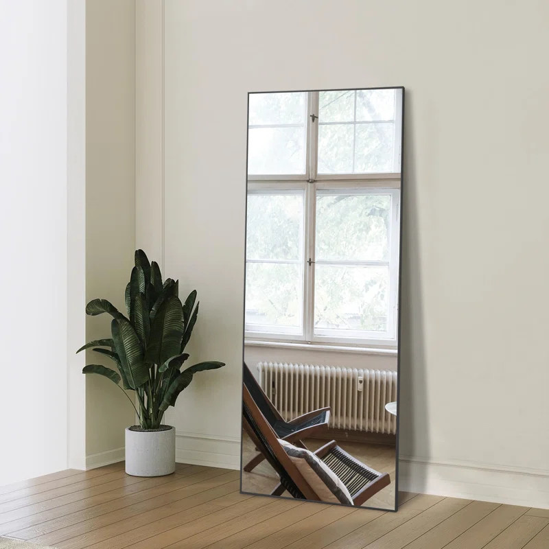 Mirta Rectangle Metal Full Length Mirror | Wayfair North America