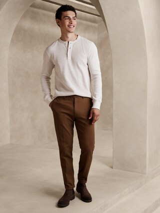 Rustic Waffle Henley | Banana Republic Factory