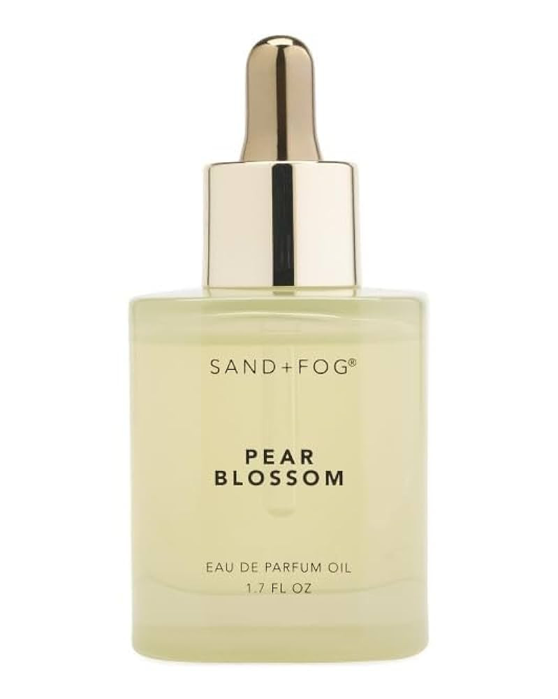 Sand + Fog Pear Blossom Eau de Parfum Dropper Oil for Women, 50 ml, 1.69 FL OZ Unboxed | Amazon (US)