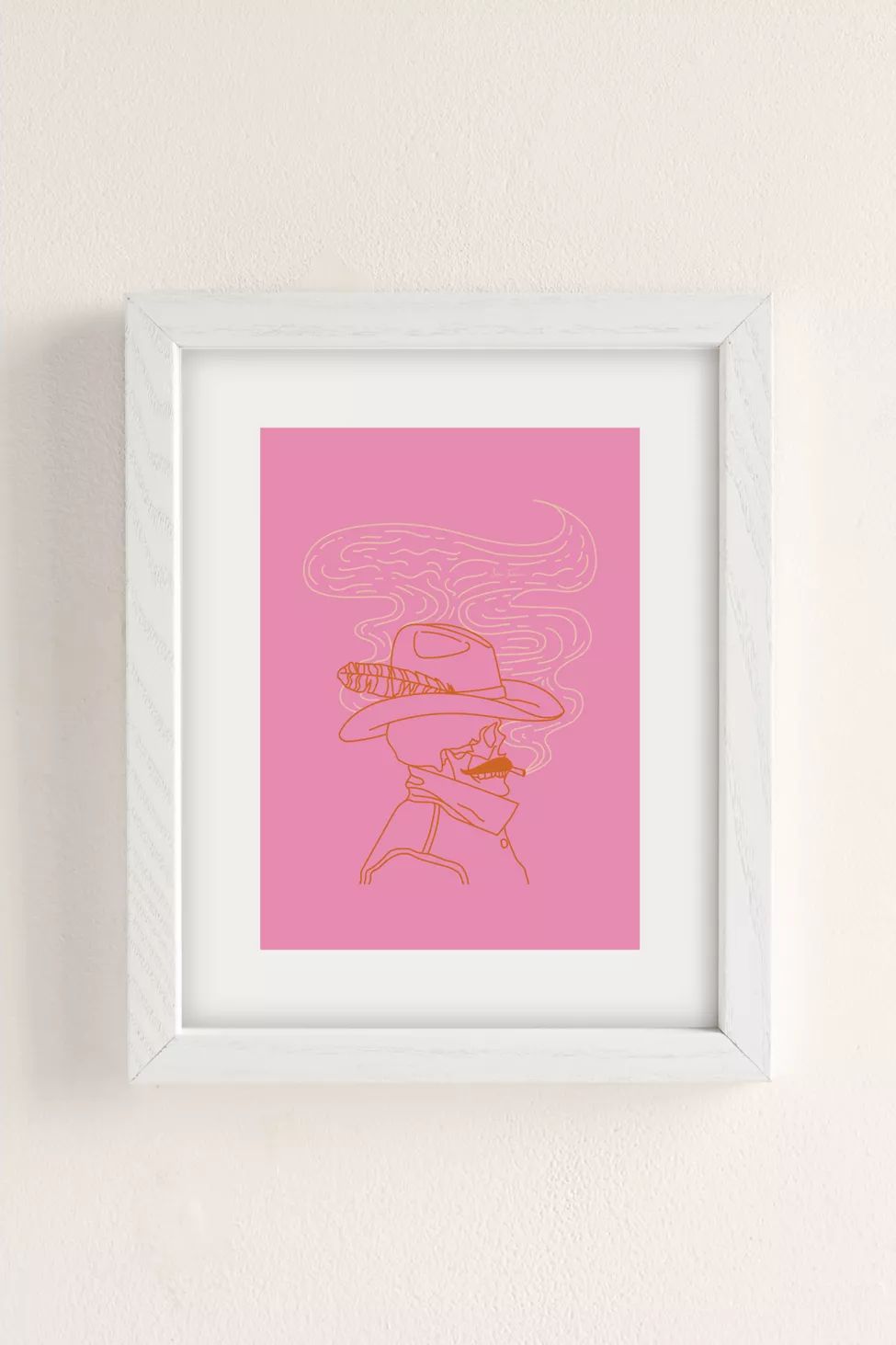 Allie Falcon Love Or Die Trying Cowhand Art Print | Urban Outfitters (US and RoW)