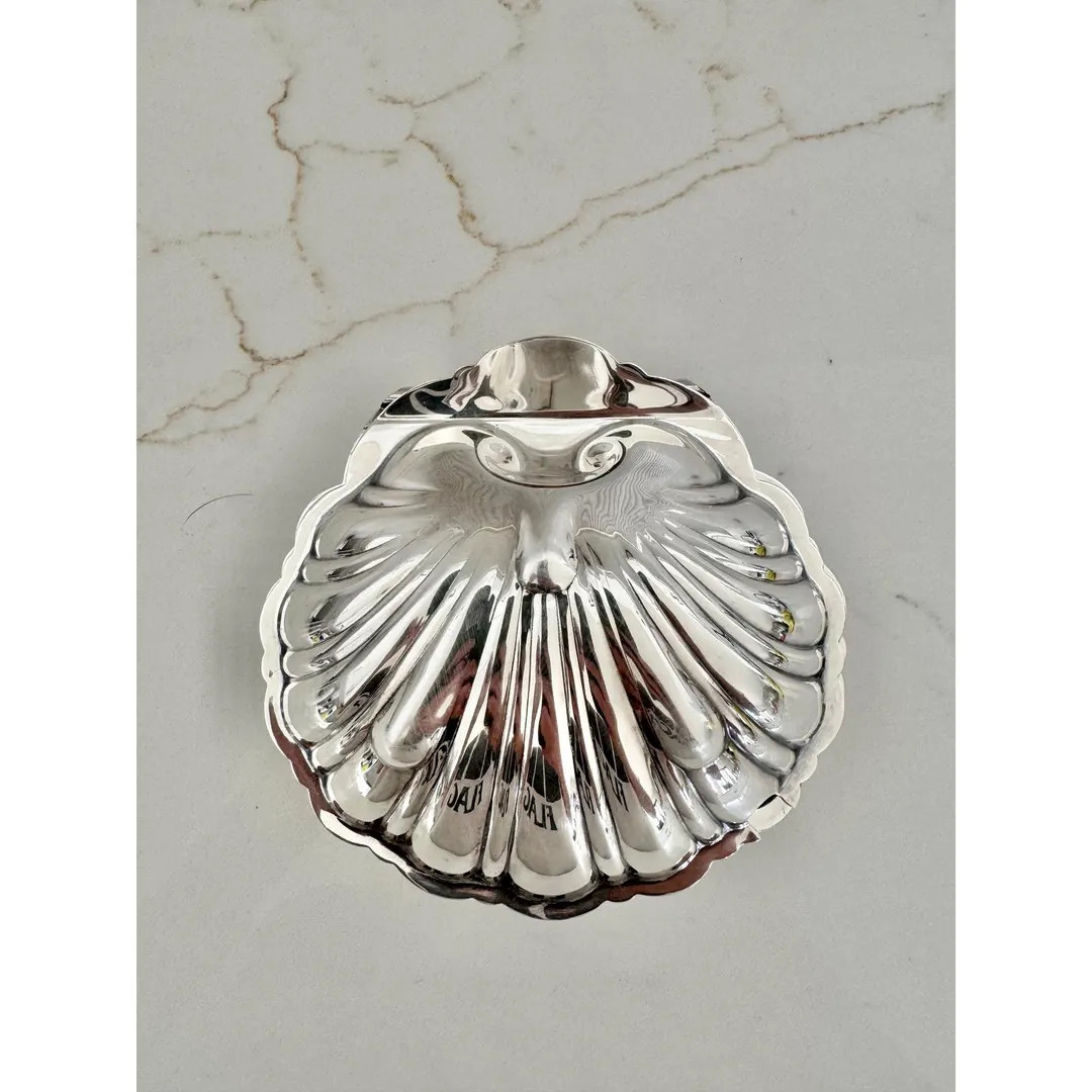 Vintage Silver Shell Dish Made in England Scalloped Trinket Tray Silver Plate | Etsy (Global)