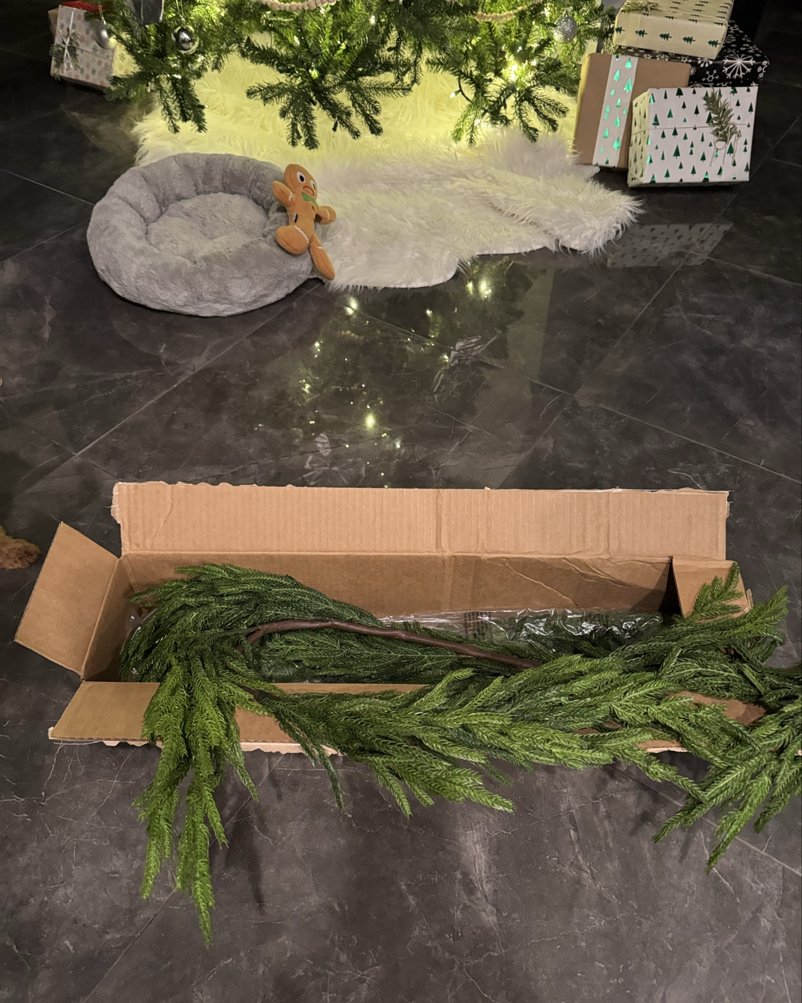 I was a little hesitant to purchase faux garland from Aflora but it looks beautiful hung up on my fireplace! Holiday decor ideas. I purchased 2 faux garlands to cover my entire fireplace. 

#LTKHoliday